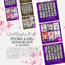 BUNDLE - Graphics Design Stickes, Label, Signage and T-Shirts