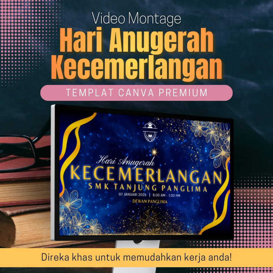 Canva Template - Video Montage Hari Anugerah MHA002