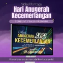 Canva Template - Video Montage Hari Anugerah MHA004