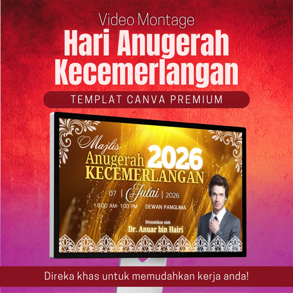 [MHA005] Canva Template - Video Montage Hari Anugerah MHA005