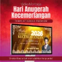 Canva Template - Video Montage Hari Anugerah MHA005