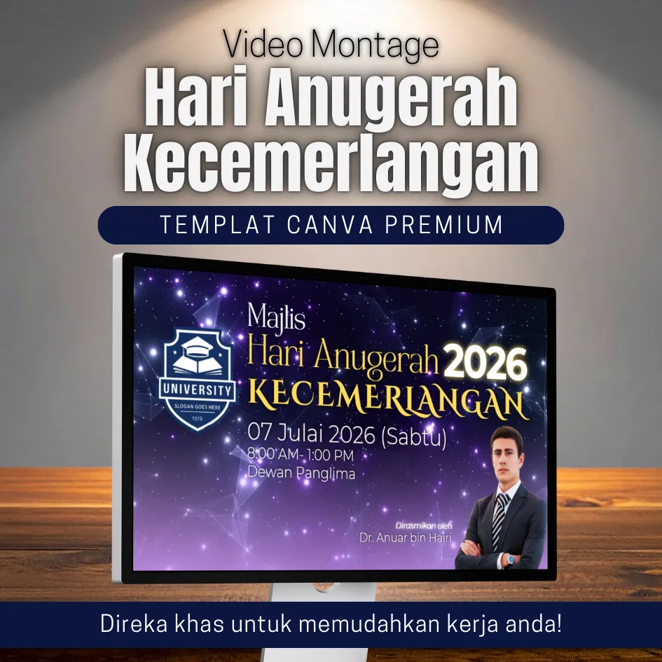 [MHA008] Canva Template - Video Montage Hari Anugerah MHA008