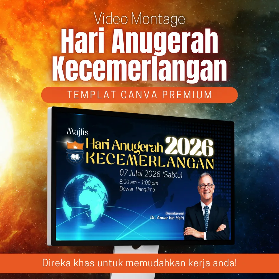 [MHA009] Canva Template - Video Montage Hari Anugerah MHA009
