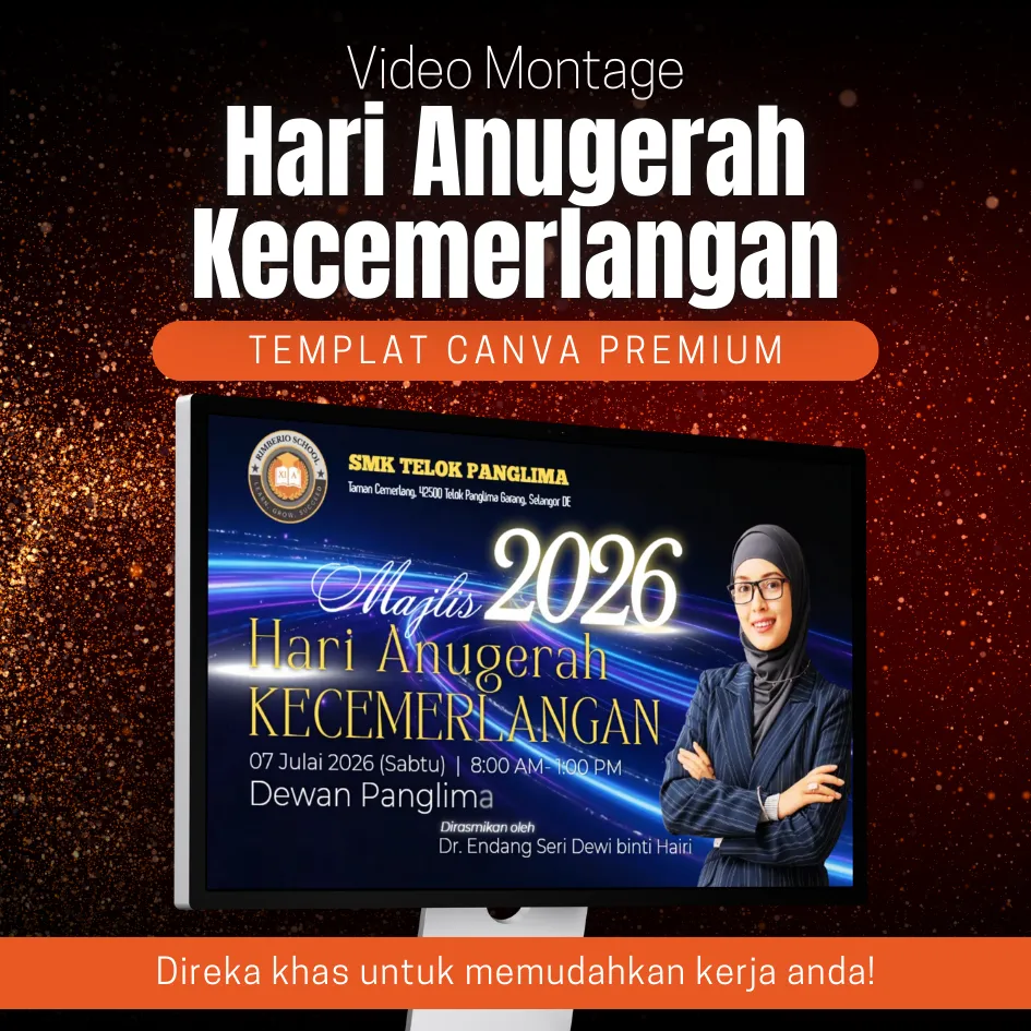 Canva Template - Video Montage Hari Anugerah MHA010