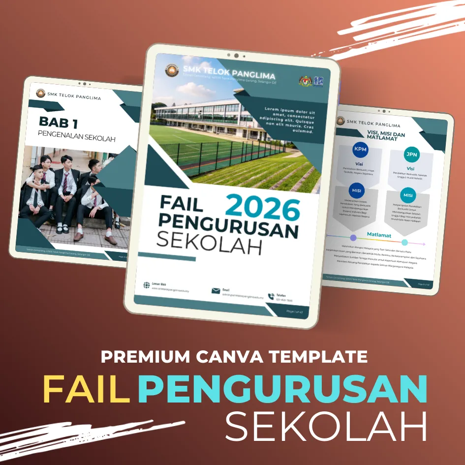 [FPS001] Canva Template - Fail Pengurusan Sekolah FPS001
