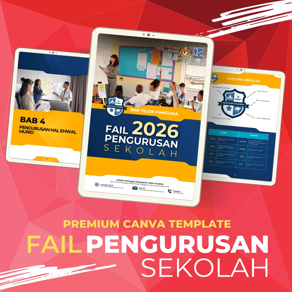 [FPS002] Canva Template - Fail Pengurusan Sekolah FPS002