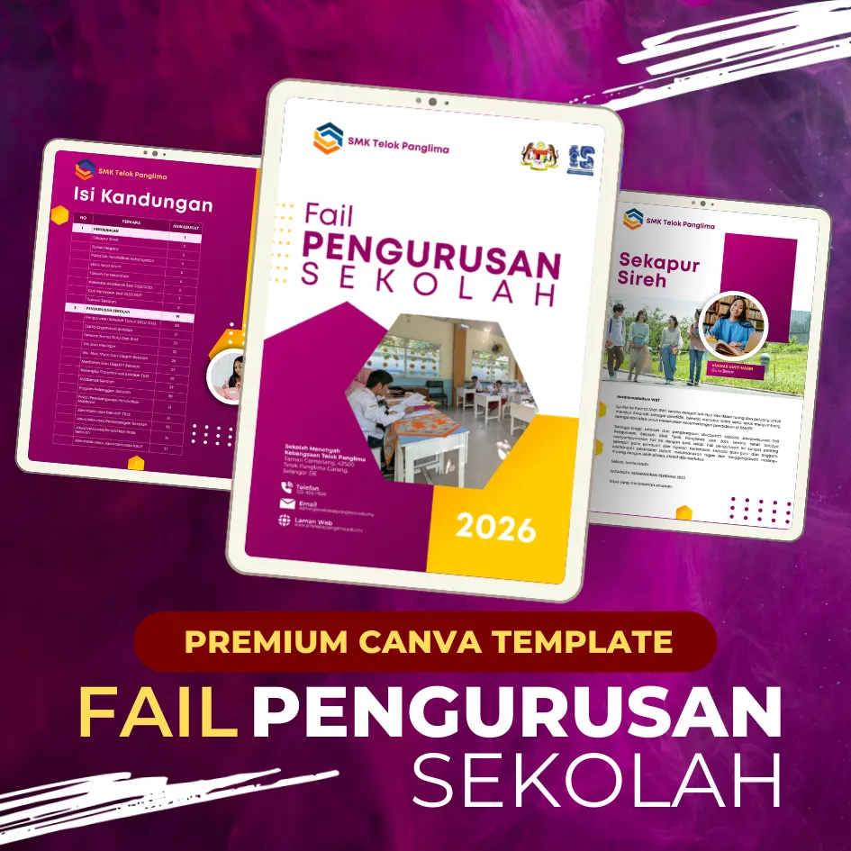 [FPS003] Canva Template - Fail Pengurusan Sekolah FPS003