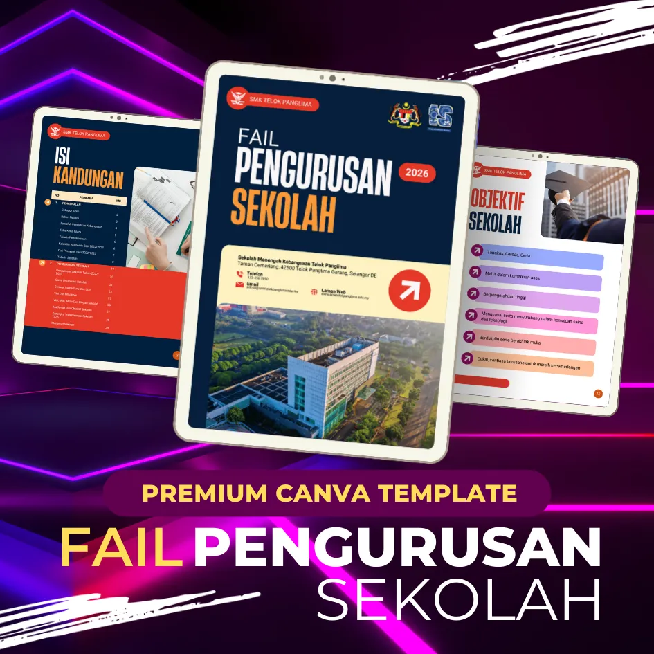 [FPS005] Canva Template - Fail Pengurusan Sekolah FPS005