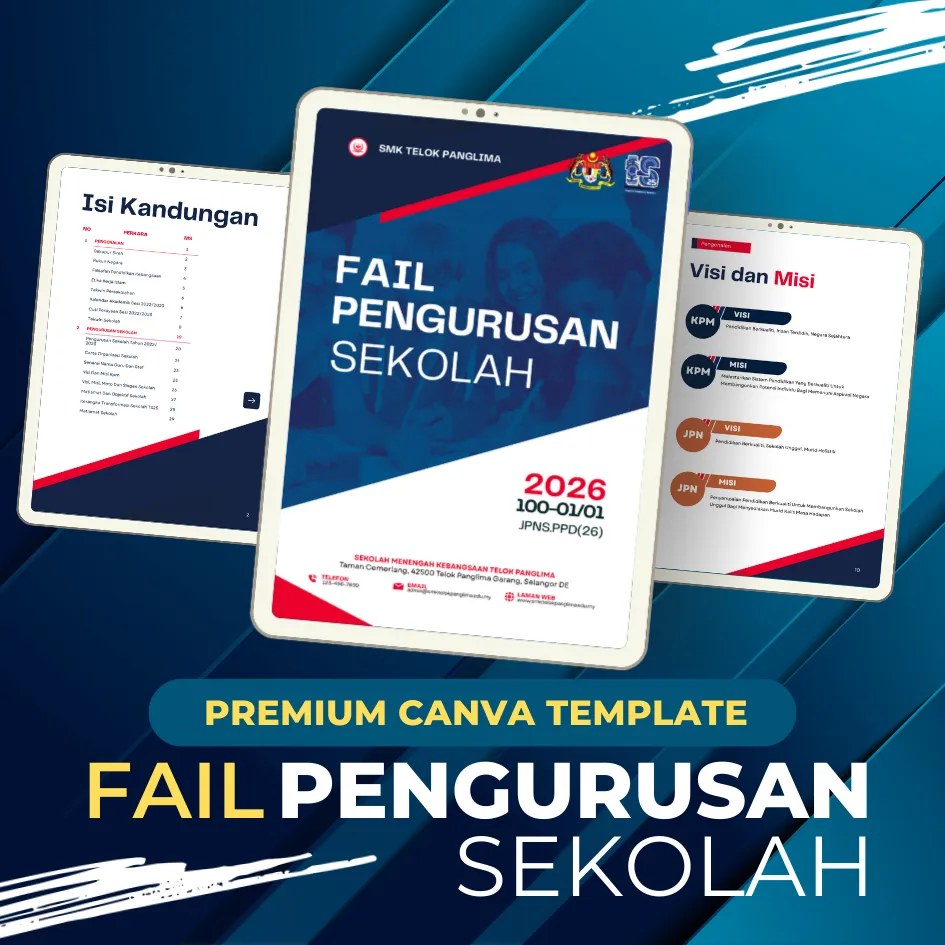 [FPS006] Canva Template - Fail Pengurusan Sekolah FPS006
