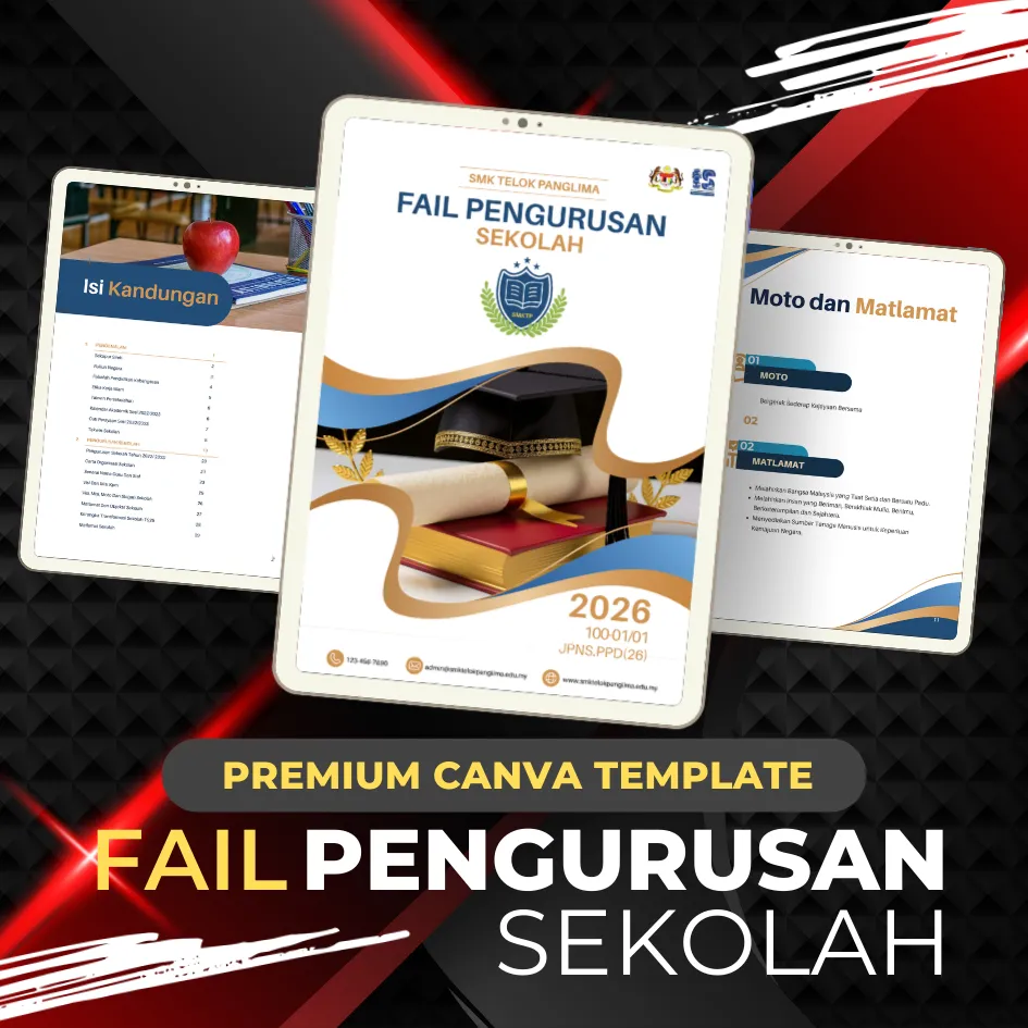 [FPS007] Canva Template - Fail Pengurusan Sekolah FPS007