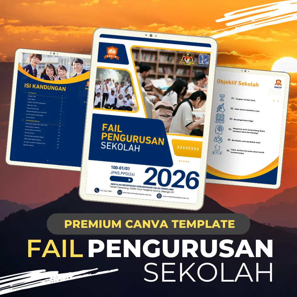 [FPS008] Canva Template - Fail Pengurusan Sekolah FPS008