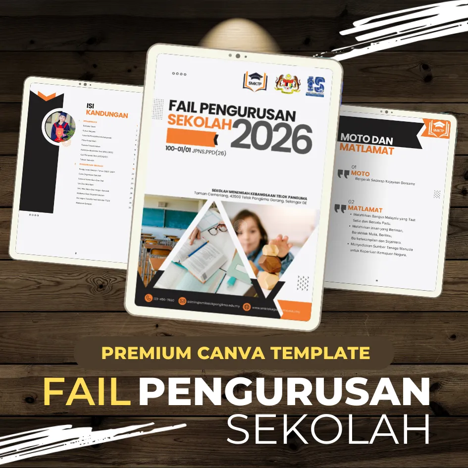 [FPS009] Canva Template - Fail Pengurusan Sekolah FPS009