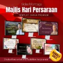 BUNDLE SALE - Canva Template Video Montage Majlis Hari Persaraan BMHP001