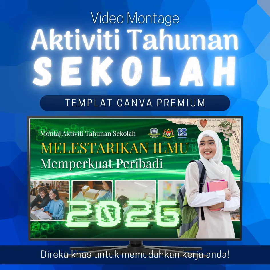 [MATS001] Canva Template - Video Montage Aktiviti Tahunan Sekolah MATS001
