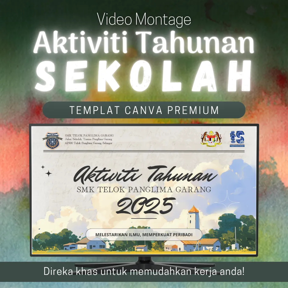 Canva Template - Video Montage Aktiviti Tahunan Sekolah MATS007