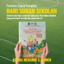 Canva Template - Buku Aturcara Hari Sukan Tahunan Sekolah PHS001