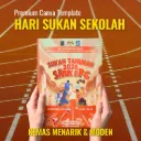 Canva Template - Buku Aturcara Hari Sukan Tahunan Sekolah PHS002