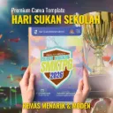 Canva Template - Buku Aturcara Hari Sukan Tahunan Sekolah PHS005