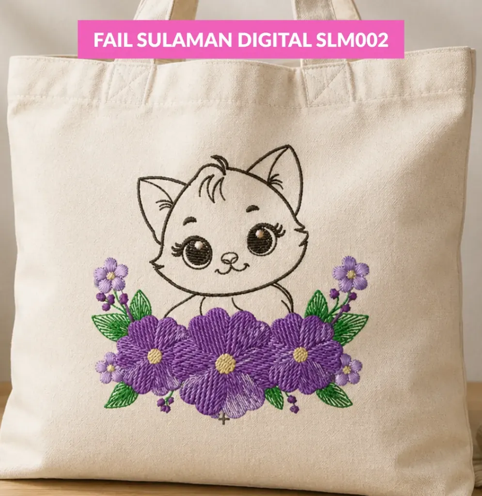 [SLM002] Fail Sulaman Digital Sedia untuk Mesin Sulam - SLM002