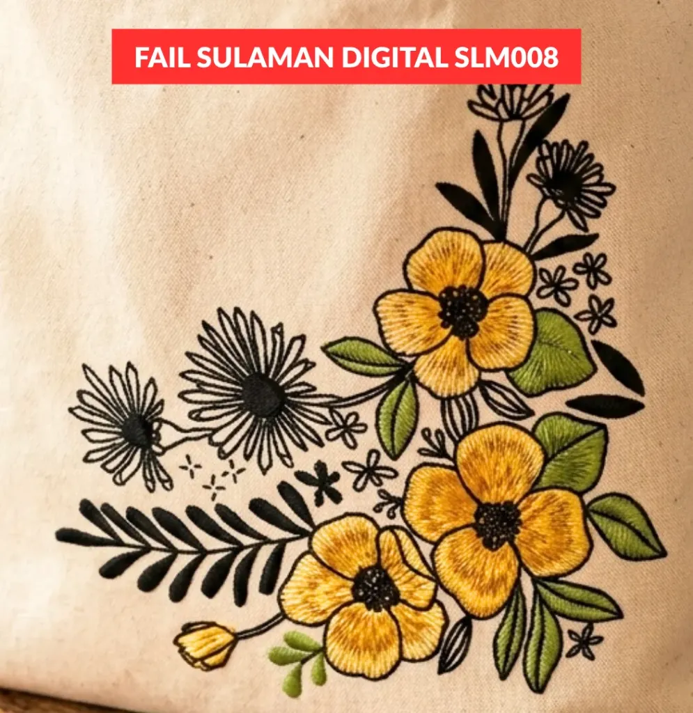 [SLM008] Fail Sulaman Digital Sedia untuk Mesin Sulam - SLM008