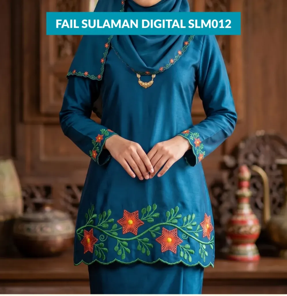 [SLM012] Fail Sulaman Digital Sedia untuk Mesin Sulam - SLM012