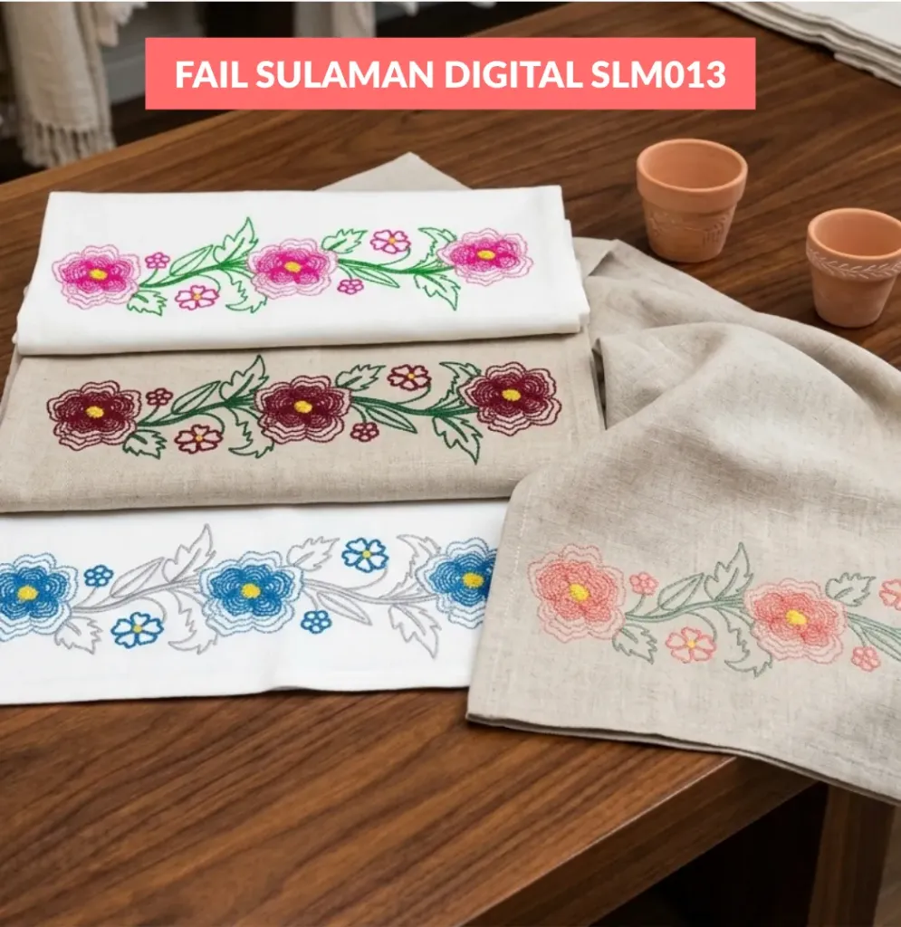 [SLM013] Fail Sulaman Digital Sedia untuk Mesin Sulam - SLM013