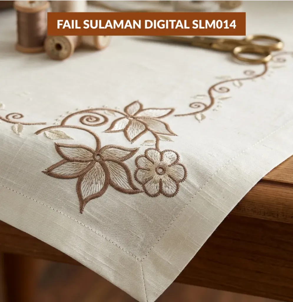 [SLM014] Fail Sulaman Digital Sedia untuk Mesin Sulam - SLM014