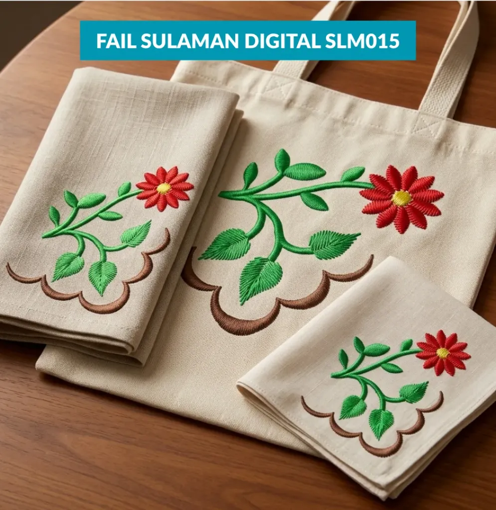 [SLM015] Fail Sulaman Digital Sedia untuk Mesin Sulam - SLM015