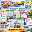 BUNDLE ONE-PAGE-REPORT - Canva Template OPR001