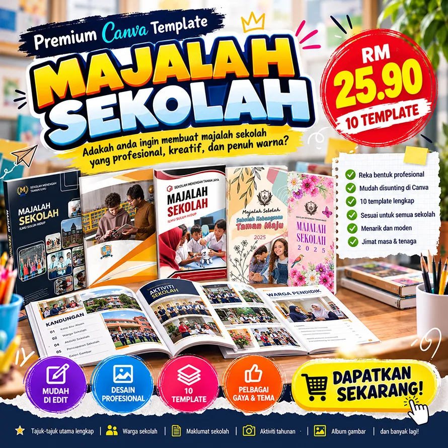 [BMS001] BUNDLE - Majalah Sekolah BMS001