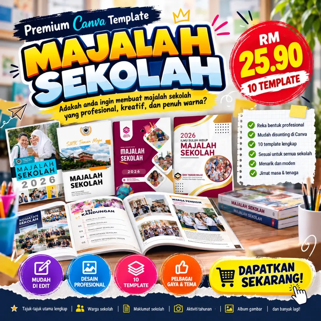 [BMS001] BUNDLE - Majalah Sekolah BMS001
